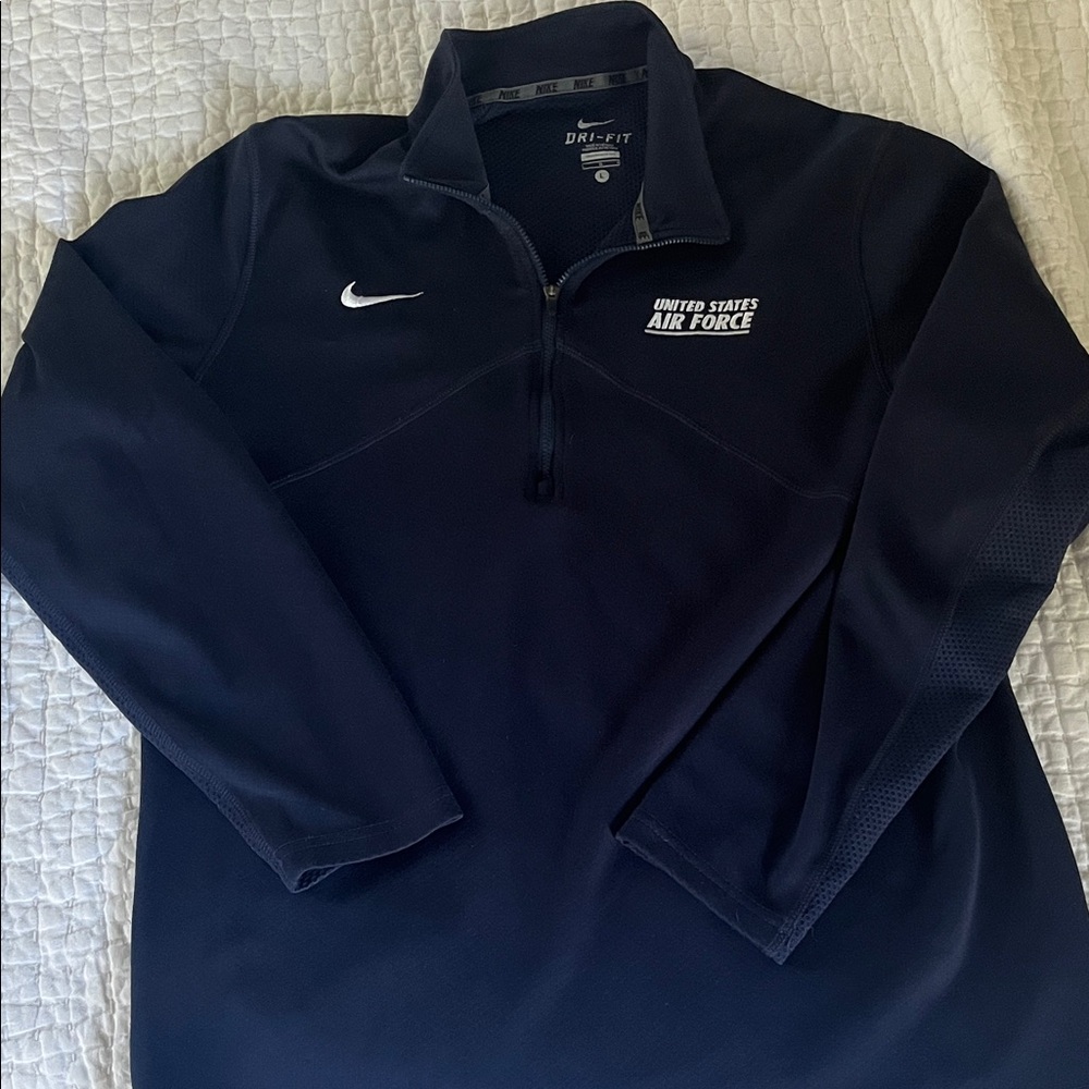 Nike Navy Quarter-Zip Pullover